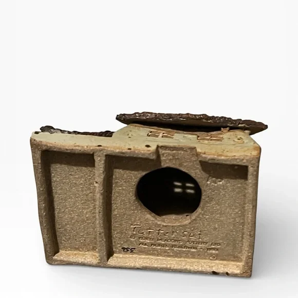 Rare Vintage Windy Meadows Pottery Tattersall Cottage 1993 #/ 356 KP Stamped - Picture 12 of 15